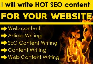 I Will Be Your SEO Website Content Writer And Re Writer